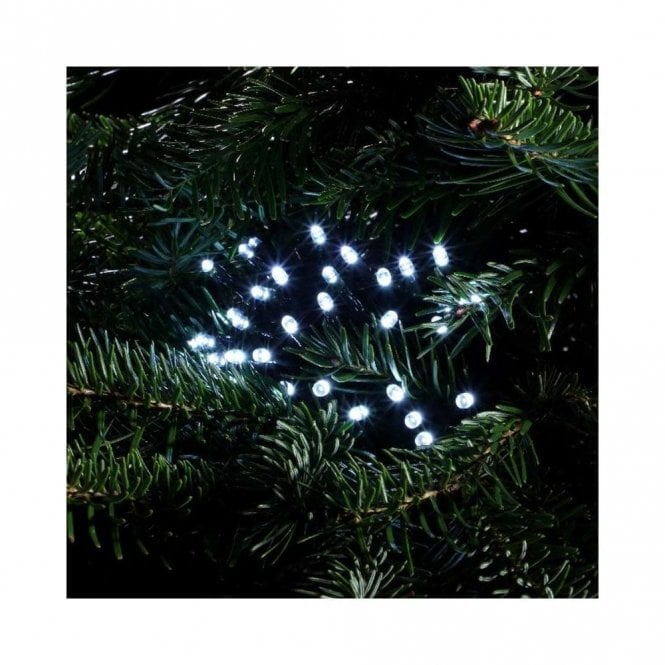 Edit Edit Set Of 480 White LED Multi-Function String Lights With Green Cable