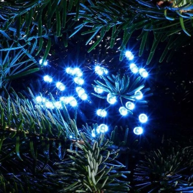 Edit Edit Set Of 960 Decor Ice Blue & White LED Multi-Function String Lights