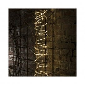 10 Metre Battery Operated Warm White LED Mini Rope Light