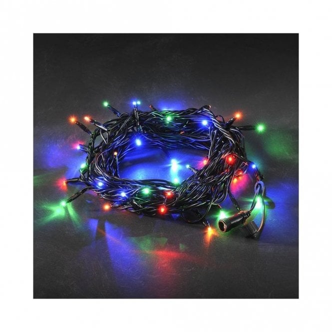 Konstsmide 5M Connectable LED String Lights With 50 Multi Colour Lights