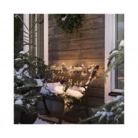 Set Of 768 Warm White LED Multi-Function Cluster String Lights