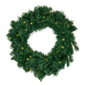 Anton Battery Operated LED Outdoor Christmas Wreath