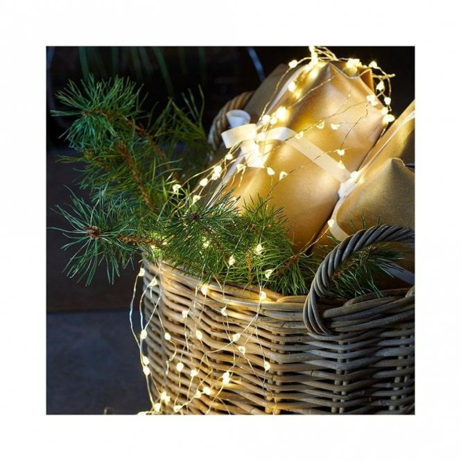 Sirius Maggie Set Of 125 Horsetail LED Silver Micro Wire Fairy Lights