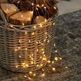 Trille Set Of 125 Horsetail LED Silver Micro Wire Fairy Lights